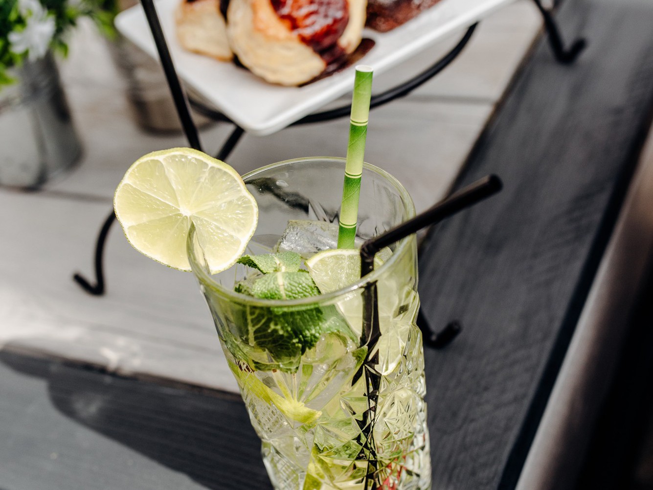 Mojito op het terras