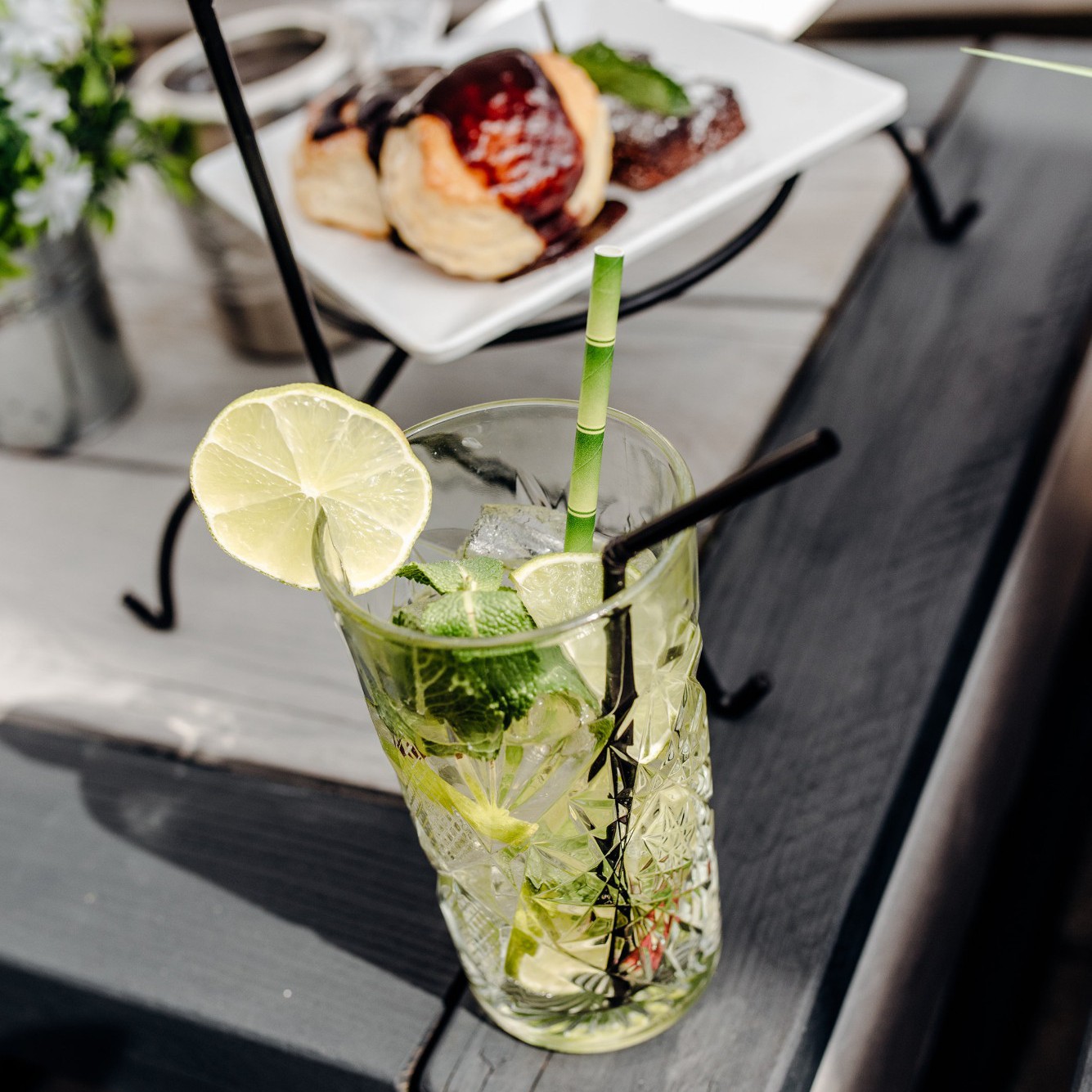 Mojito op het terras